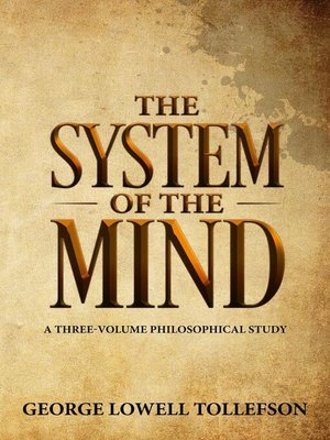 cover image of The System of the Mind
